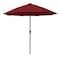 California Umbrella 9' Bronze Aluminum Market Patio Umbrella, Olefin Red 194061337394 - alternate 1